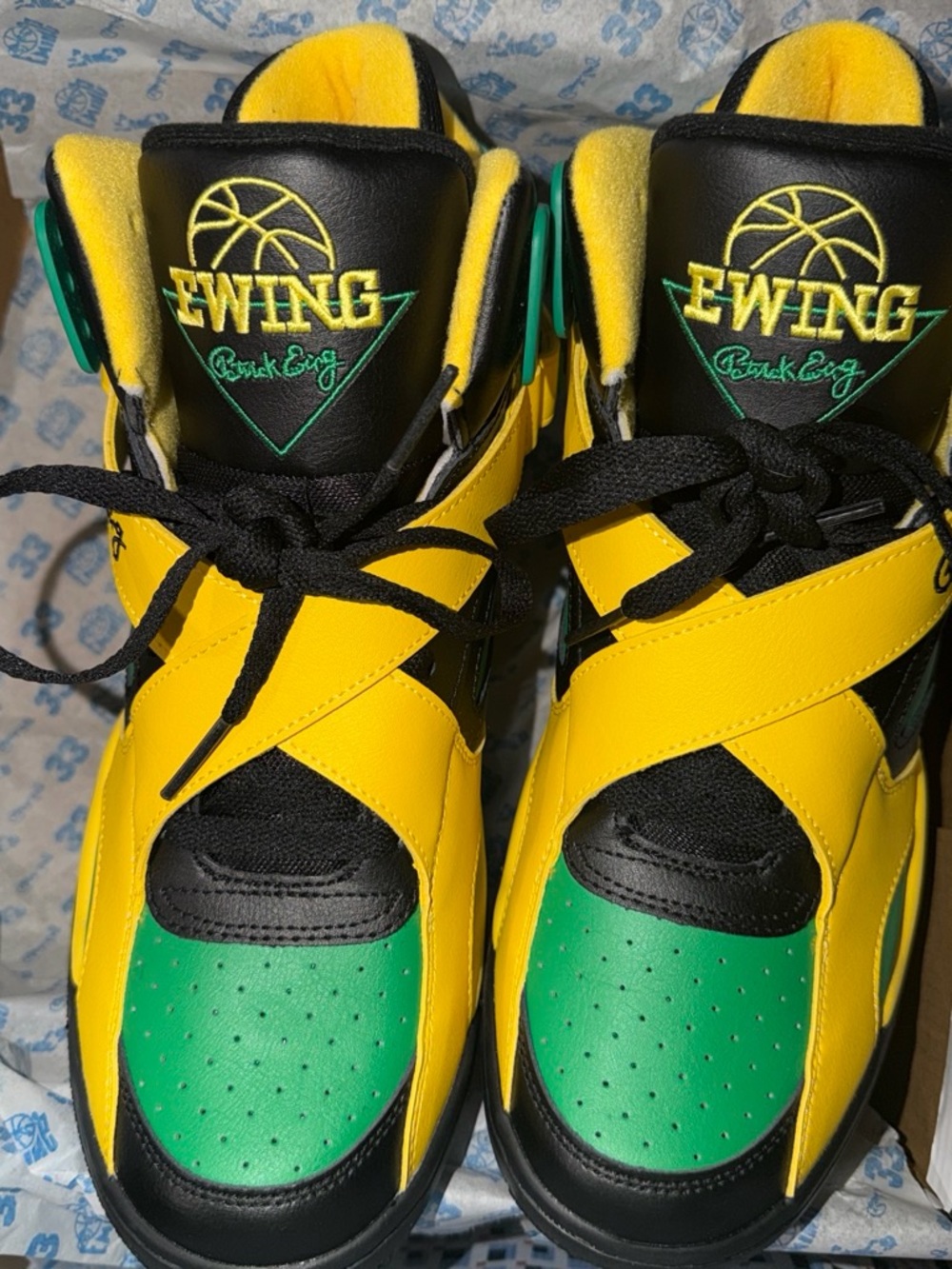 Rogue patrick Ewing Sneakers Jamaican design - Picture 3 of 7